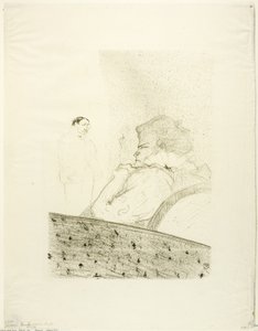 Brandès a dobozában alkotó: Henri de Toulouse Lautrec