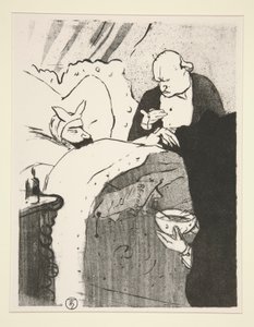 Carnot malade! (Carnot beteg!) alkotó: Henri de Toulouse-Lautrec