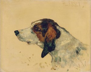 Vadászkutya, 1881 alkotó: Henri de Toulouse Lautrec