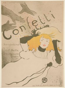 Konfetti alkotó: Henri de Toulouse Lautrec