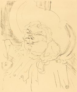 Idősebb Coquelin Coquelin aine, 1896. alkotó: Henri de Toulouse Lautrec