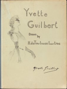Borító, Yvette Guilbert alkotó: Henri de Toulouse Lautrec