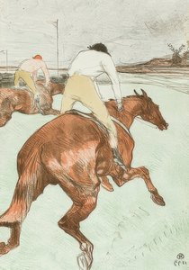 Der Jockey von Henri de Toulouse Lautrec