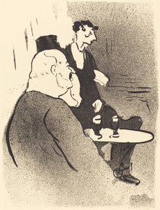 Ducarre a nagyköveteknél alkotó: Henri de Toulouse-Lautrec