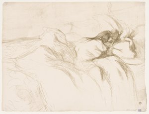 Elles: Nő alszik alkotó: Henri de Toulouse-Lautrec