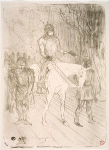 Bejárat a Brasseurbe, Chilpéricben alkotó: Henri de Toulouse-Lautrec