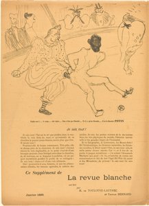 Lábfej és csokoládé (Footit et Chocolat) [bal oldali egyenes] alkotó: Henri de Toulouse Lautrec