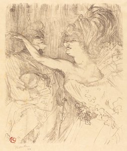 Guy és Mealy sétál Párizsban Guy és Mealy sétál Párizsban, 1898. alkotó: Henri de Toulouse Lautrec