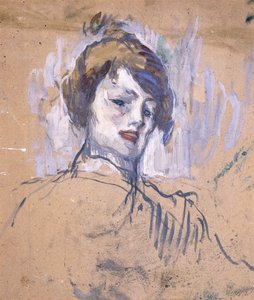 Egy nő feje, 1896 alkotó: Henri de Toulouse Lautrec