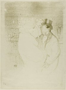 Ida Heath a bárban alkotó: Henri de Toulouse-Lautrec