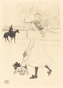 Az Au bois erdőben, 1899. alkotó: Henri de Toulouse Lautrec