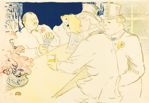 Ír és amerikai bár, rue Royale alkotó: Henri de Toulouse Lautrec