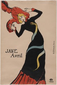 Jane Avril alkotó: Henri de Toulouse Lautrec