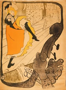 Jane Avril, 1893 alkotó: Henri de Toulouse Lautrec