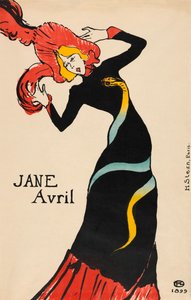 Jane Avril poszter, Henri de Toulouse-Lautrec