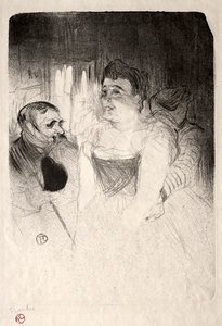 Judic a Loge-ban alkotó: Henri de Toulouse Lautrec