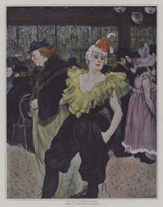 Cha-U-Kao bohócság a Moulin Rouge-ban alkotó: Henri de Toulouse Lautrec