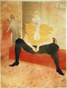La Clownesse, assise alkotó: Henri de Toulouse Lautrec