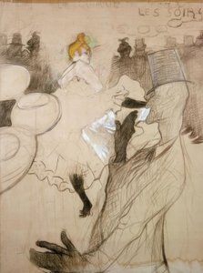 La Goulue és a csont nélküli Valentin alkotó: Henri de Toulouse Lautrec