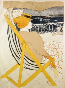 La Passagere du 54 ou Promenade en Yacht alkotó: Henri de Toulouse Lautrec