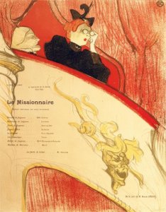 A páholy az arany maszkronnál alkotó: Henri de Toulouse Lautrec