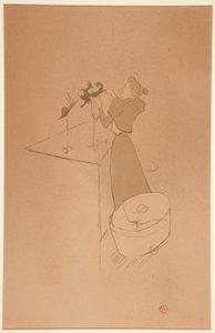 La modiste, Ren?e Vert (The Milliner, Ren?e Vert) alkotó: Henri de Toulouse-Lautrec