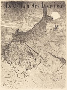 A nyulak keringője, 1895. alkotó: Henri de Toulouse Lautrec