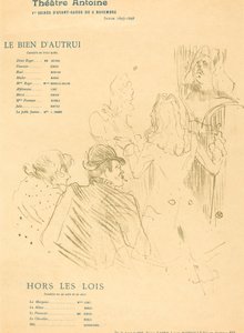 Mások java; Betyárok alkotó: Henri de Toulouse Lautrec