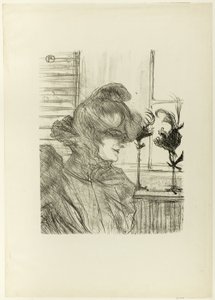Le Margoin (Mademoiselle Louise Blouet) alkotó: Henri de Toulouse-Lautrec