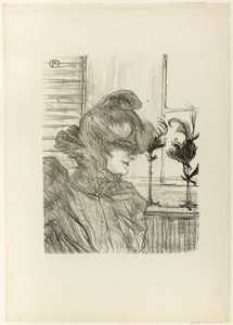 Le Margoin (Mademoiselle Louise Blouet) alkotó: Henri de Toulouse Lautrec