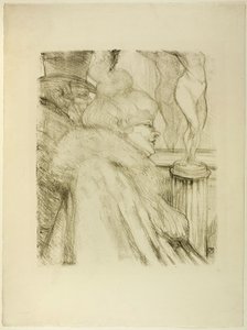 A színház elhagyása alkotó: Henri de Toulouse Lautrec