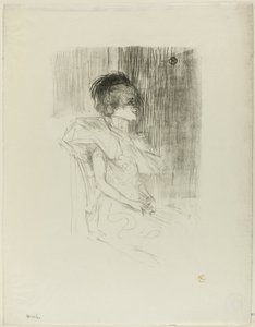 Hitelező ül alkotó: Henri de Toulouse Lautrec
