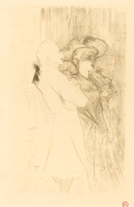 Lender és Auguez a La chanson de fortunio Lender és Auguez a La chanson..., 1895. alkotó: Henri de Toulouse Lautrec