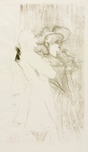 Lender és Auguez a "Song of Fortune" című filmben alkotó: Henri de Toulouse-Lautrec