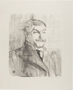 Lucien Guitry, a Treize Lithographiestól alkotó: Henri de Toulouse-Lautrec