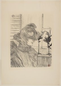 Madame Le Margoin, kalapos alkotó: Henri de Toulouse-Lautrec