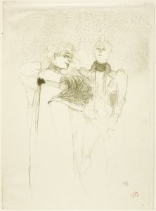 Mademoiselle Lender, a Madam Sátánban alkotó: Henri de Toulouse-Lautrec