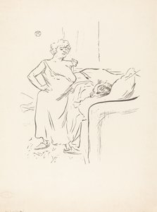 Férfi és nő. alkotó: Henri de Toulouse Lautrec