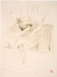 Miss Ida Heath, angol táncos alkotó: Henri de Toulouse Lautrec