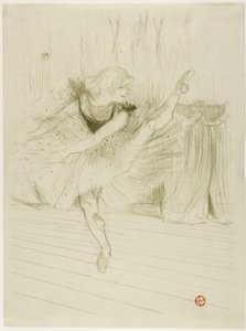 Miss Ida Heath, angol táncos alkotó: Henri de Toulouse-Lautrec