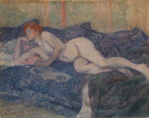 Meztelenül fekve a kanapén alkotó: Henri de Toulouse-Lautrec