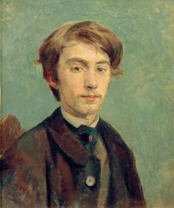 Émile Bernard portréja alkotó: Henri de Toulouse Lautrec