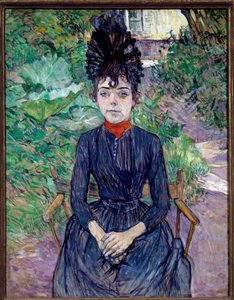 Justine Dieuhl portréja Henri de Toulouse Lautrec (1864-1901) festménye 1891 V. 0,74x0,58 m Párizs, Muse d