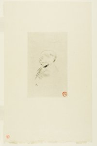 Egy férfi portréja alkotó: Henri de Toulouse Lautrec