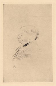 Férfi portréja Férfi portréja, 1898, nyomtatva 1927. alkotó: Henri de Toulouse Lautrec