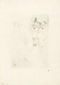 Marcelle Lender színésznő portréja a Chilpéric című operában Elölről kölcsönadó Chelpéricben alkotó: Henri de Toulouse Lautrec