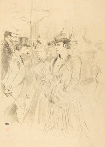 Sétány (Promenoir) alkotó: Henri de Toulouse Lautrec