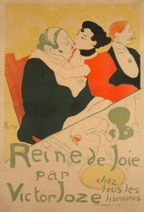 az öröm királynője alkotó: Henri de Toulouse-Lautrec
