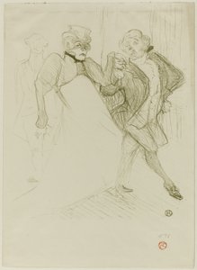 Réjane és Galipaux, Madame Sans-Gêne-ben alkotó: Henri de Toulouse Lautrec