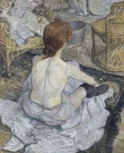 Redhead The Toilet, 1889 alkotó: Henri de Toulouse Lautrec